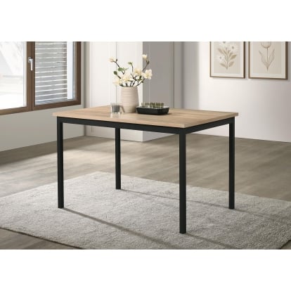 Coaster Garza Transitional Greige Oak Dining Table Model 193981