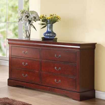 ACME Louis Philippe III Cherry Dresser Model 19525