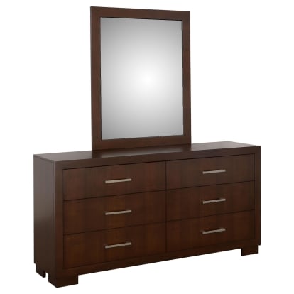 Coaster Jessica Contemporary Dresser With Mirror Model 200713M