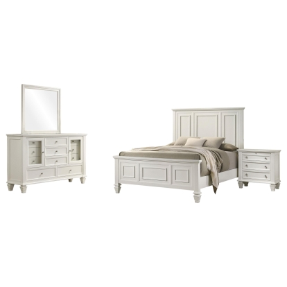 Coaster Sandy Beach Coastal Eastern King Bed Model 201301Ken-S4