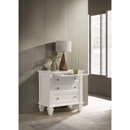 Coaster Sandy Beach Coastal Nightstand Model 201302