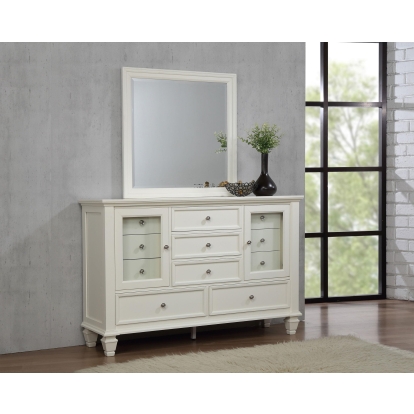 Coaster Sandy Beach Coastal Dresser With Mirror Model 201303M