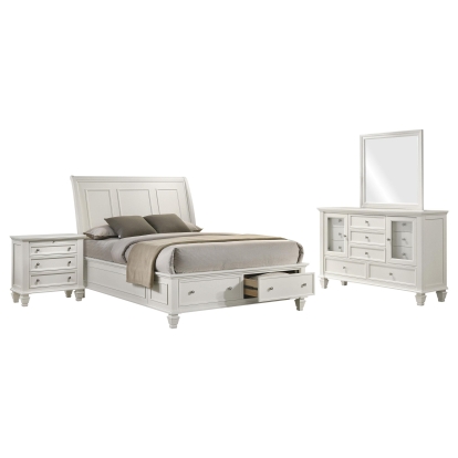 Coaster Sandy Beach Coastal Queen Storage Bed Model 201309Q-S4