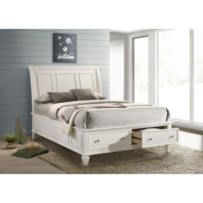 Coaster Sandy Beach Coastal Queen Storage Bed Model 201309Q