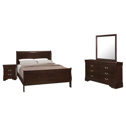 Coaster Louis Philippe Traditional Full Bed Model 202411F-S4