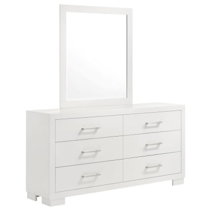 Coaster Jessica Contemporary Dresser With Mirror Model 202993M
