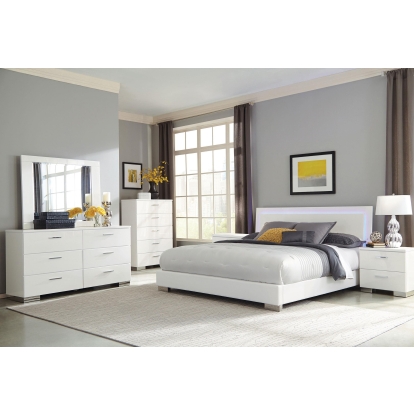 Coaster Felicity Contemporary Eastern King Bed Model 203500Ke-S6