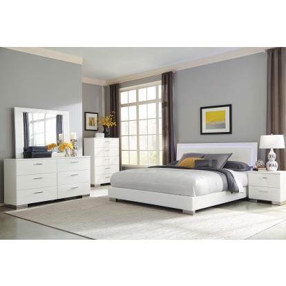 Coaster Felicity Contemporary California King Bed Model 203500Kw-S5