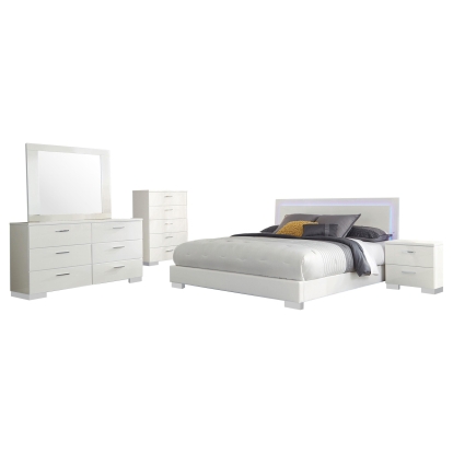 Coaster Felicity Contemporary California King Bed Model 203500Kw-S5