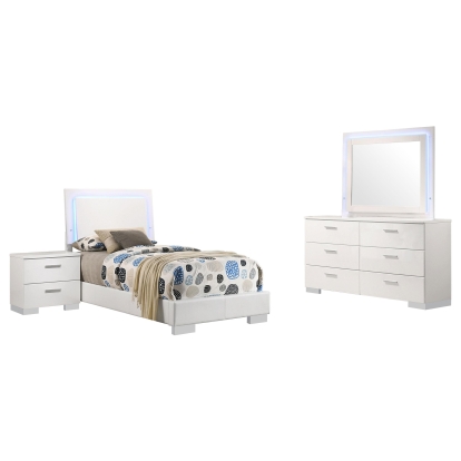 Coaster Felicity Contemporary Twin Bed Model 203500T-S4L