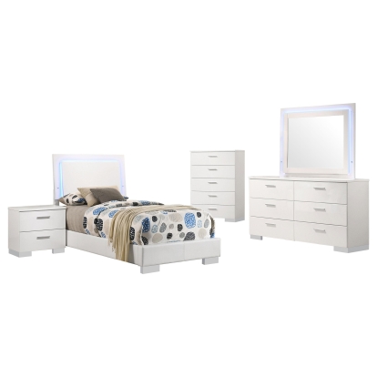 Coaster Felicity Contemporary Twin Bed Model 203500T-S5L
