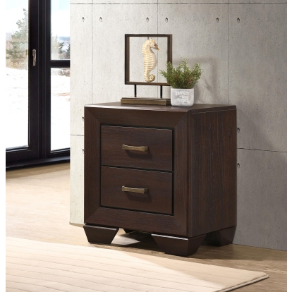 Coaster Kauffman Transitional Dark Cocoa Nightstand Model 204392