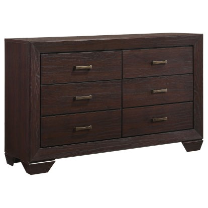 Coaster Kauffman Transitional Dark Cocoa Dresser Model 204393