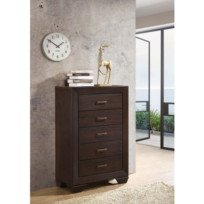 Coaster Kauffman Transitional Dark Cocoa Chest Model 204395