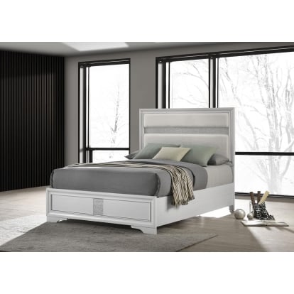 Coaster Miranda Contemporary White Queen Bed Model 205110Q