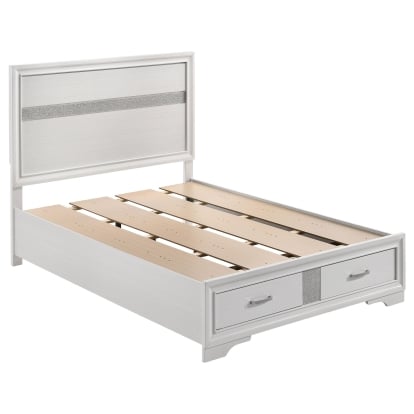 Coaster Miranda Contemporary White Full Storage Bed Model 205111F