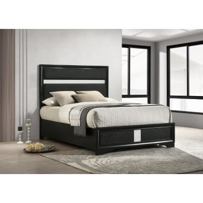 Coaster Miranda Contemporary Black Full Bed Model 206360F