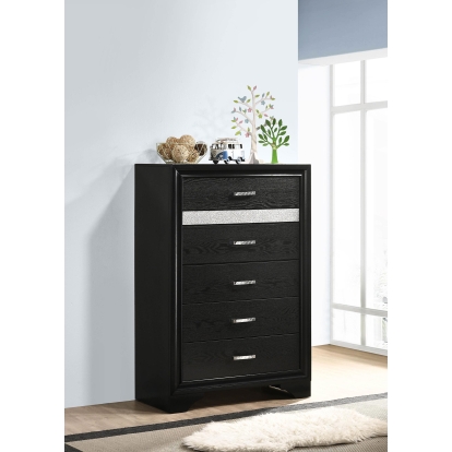 Coaster Miranda Contemporary Black Chest Model 206365