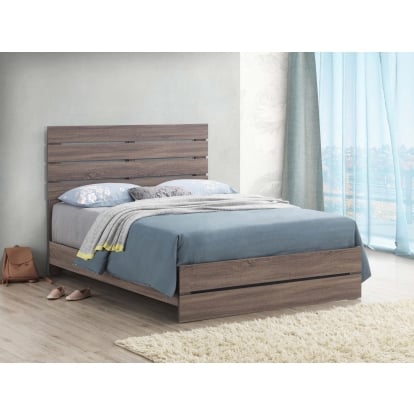 Coaster Brantford Farmhouse Barrel Oak Queen Bed Model 207041Q