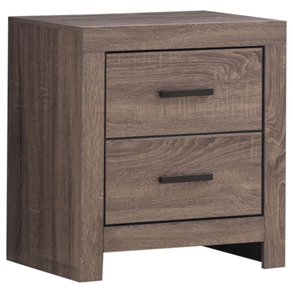 Coaster Brantford Farmhouse Barrel Oak Nightstand Model 207042