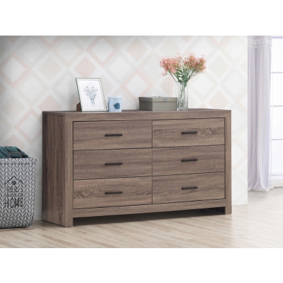 Coaster Brantford Farmhouse Barrel Oak Dresser Model 207043