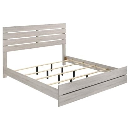 Coaster Brantford Farmhouse Coastal White Eastern King Bed Model 207051Ke