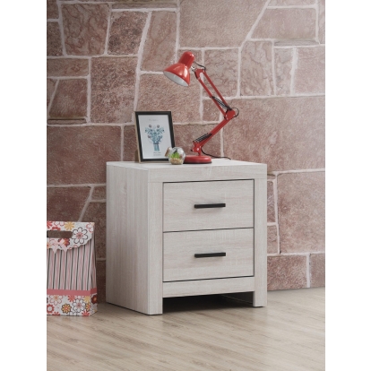 Coaster Brantford Farmhouse Coastal White Nightstand Model 207052