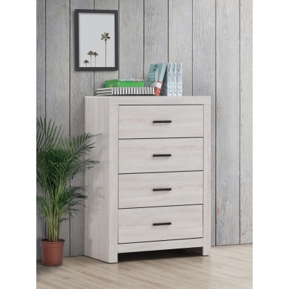 Coaster Brantford Farmhouse Coastal White Chest Model 207055