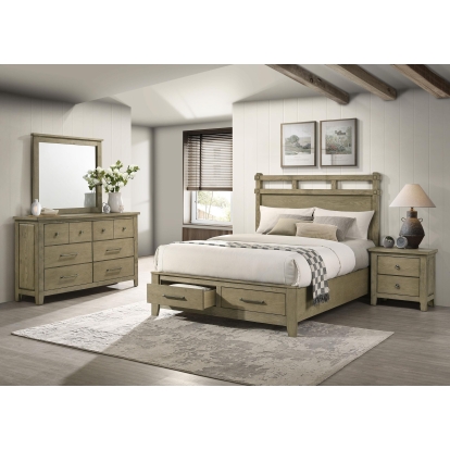 Coaster Hazlewood Rustic Queen Bed Model 207530Q-S4