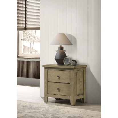 Coaster Hazlewood Rustic Nightstand Model 207532