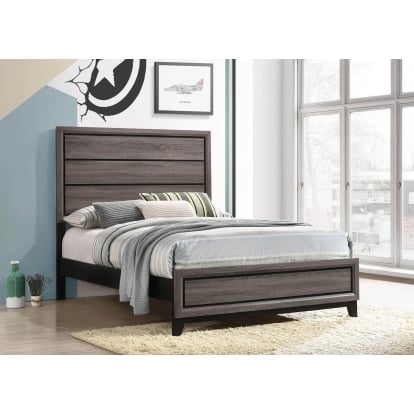 Coaster Watson Transitional Grey Oak Full Bed Model 212421F