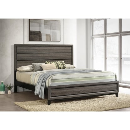 Coaster Watson Transitional Grey Oak California King Bed Model 212421Kw