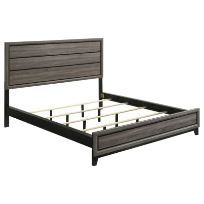 Coaster Watson Transitional Grey Oak California King Bed Model 212421Kw
