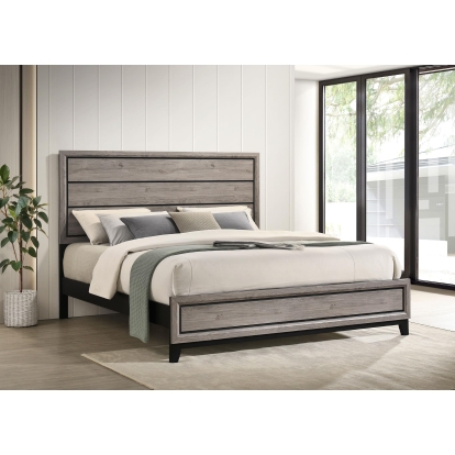 Coaster Watson Transitional Light Taupe Eastern King Bed Model 215911Ke