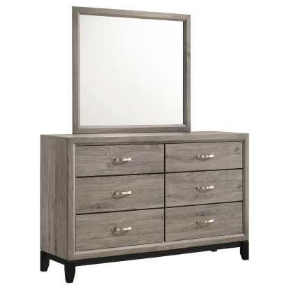 Coaster Watson Transitional Light Taupe Dresser With Mirror Model 215913M