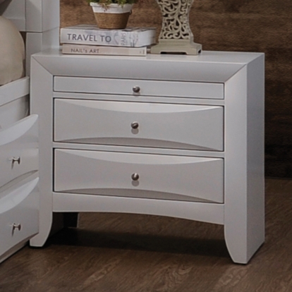 ACME Ireland White Nightstand Model 21704