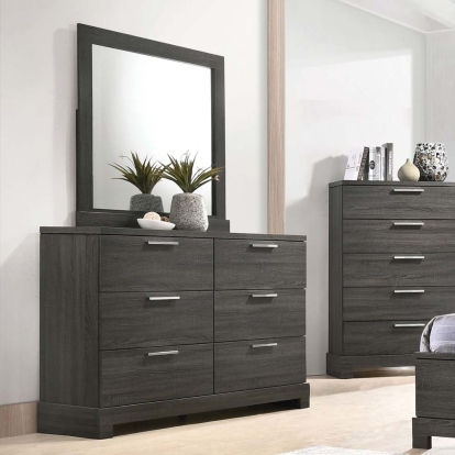 ACME Lantha Gray Oak Dresser Model 22035
