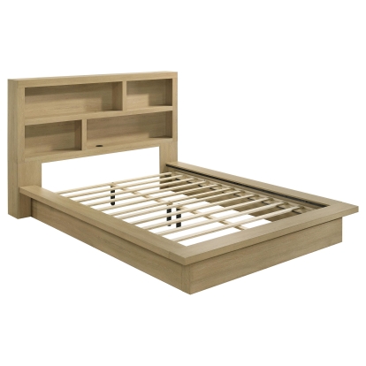 Coaster Hendricks Transitional Light Oak Queen Bed Model 222650Q