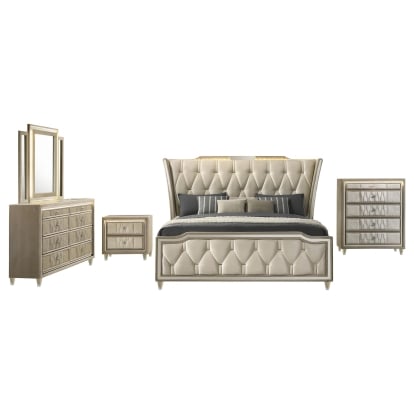 Coaster Lorient Traditional Eastern King Bed Model 222661Ke-S5