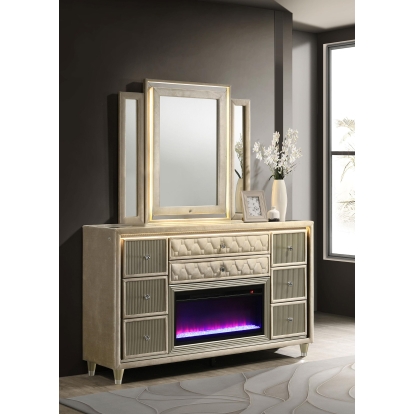 Coaster Lorient Traditional Dresser With Mirror Model 222663Fbm