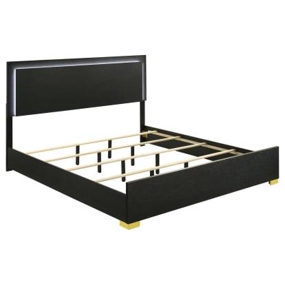 Coaster Marceline Contemporary Black Eastern King Bed Model 222831Ke