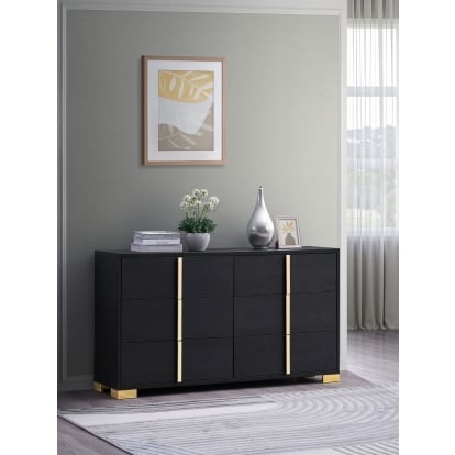 Coaster Marceline Contemporary Black Dresser Model 222833