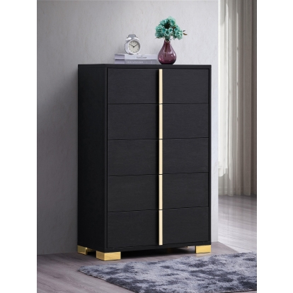 Coaster Marceline Contemporary Black Chest Model 222835