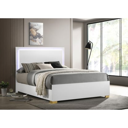 Coaster Marceline Contemporary White Queen Bed Model 222931Q