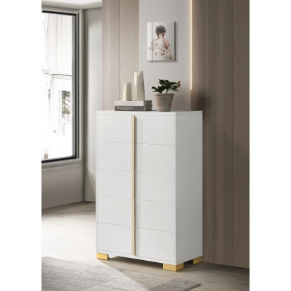 Coaster Marceline Contemporary White Chest Model 222935