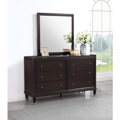 Coaster Emberlyn Mid-Century Modern Dresser With Mirror Model 223063M