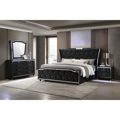 Coaster Lorient Traditional Eastern King Bed Model 223161Ke-S4