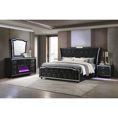 Coaster Lorient Traditional Eastern King Bed Model 223161Ke-S4B