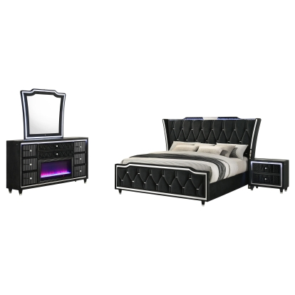 Coaster Lorient Traditional Eastern King Bed Model 223161Ke-S4B