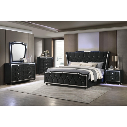 Coaster Lorient Traditional Eastern King Bed Model 223161Ke-S5
